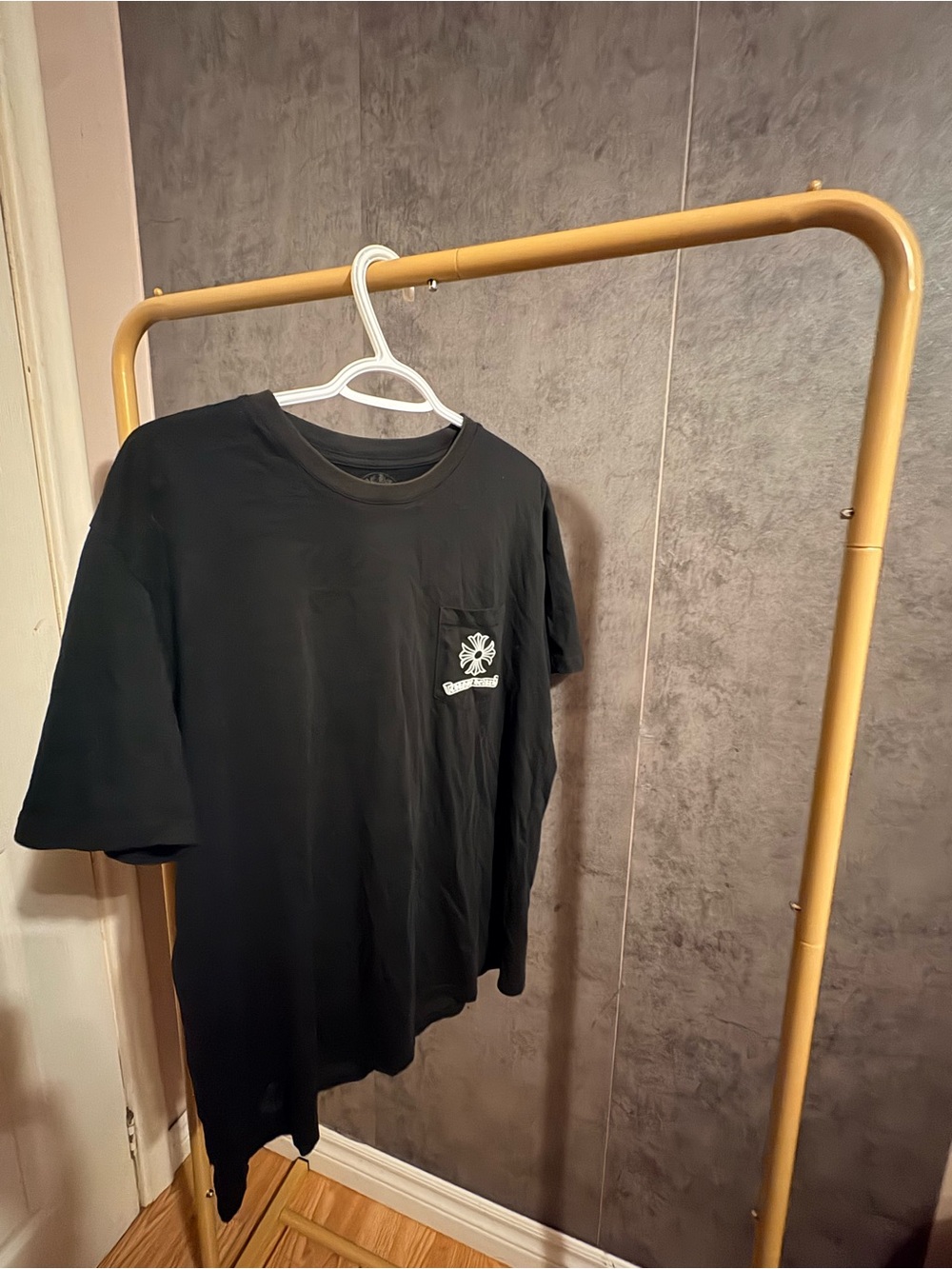 Chrome Hearts Black Long Sleeve T-Shirt — Size Large